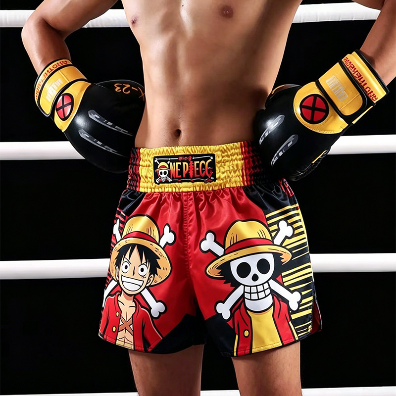 Men Shoes Models - One Piece Luff Muay Thai Shorts
