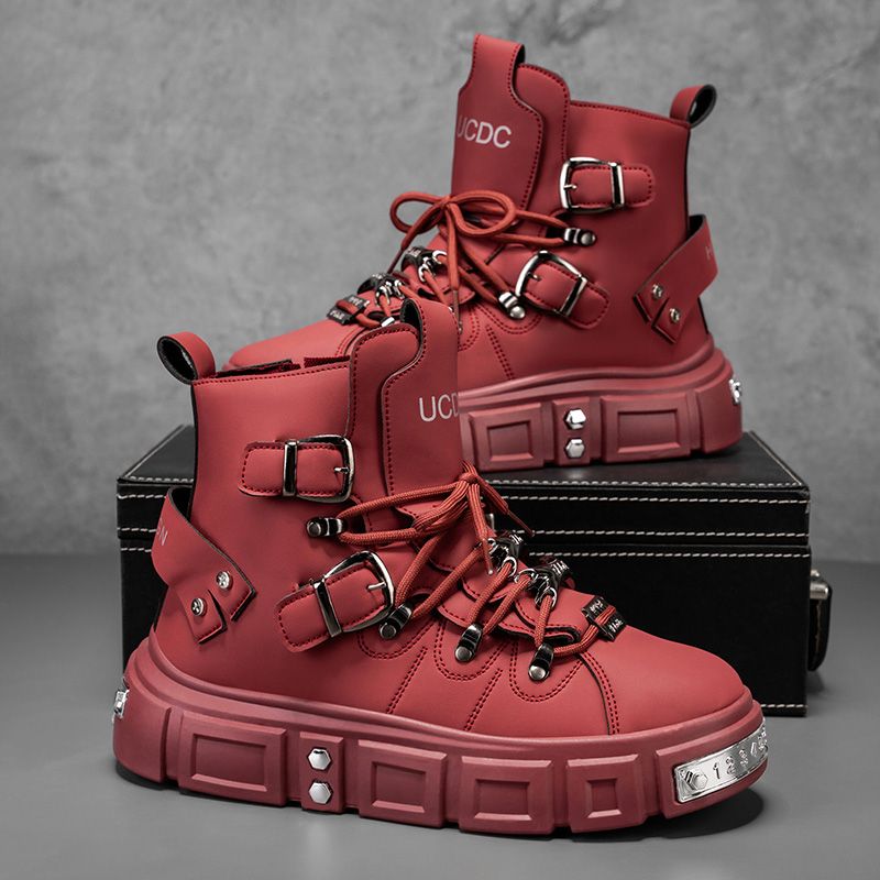 Men Shoes Trends - Original Brand Boots for Man Punk