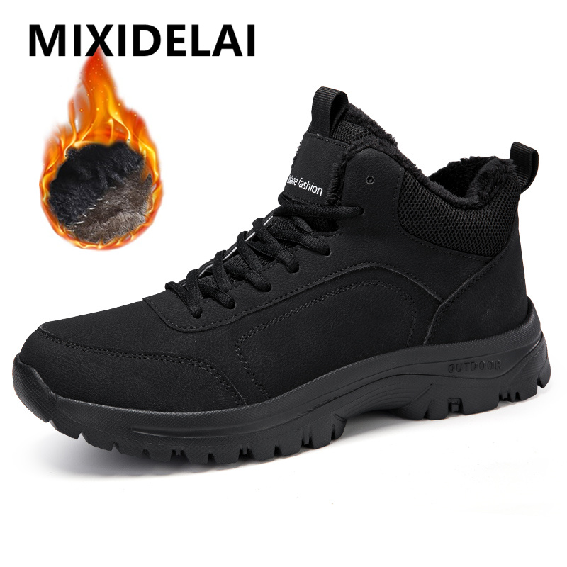 Men Shoes Marks - Winter Men's Boots Warm Plush Men's