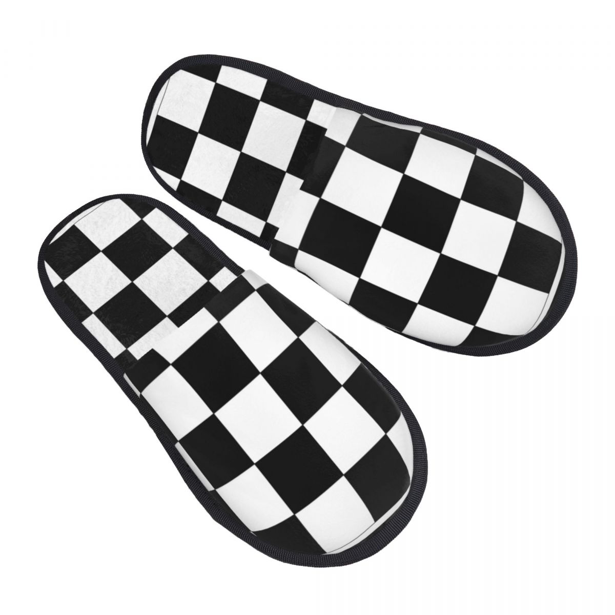 Men Shoes Illustration - Winter Women Men Non-Slip Flat Slippers