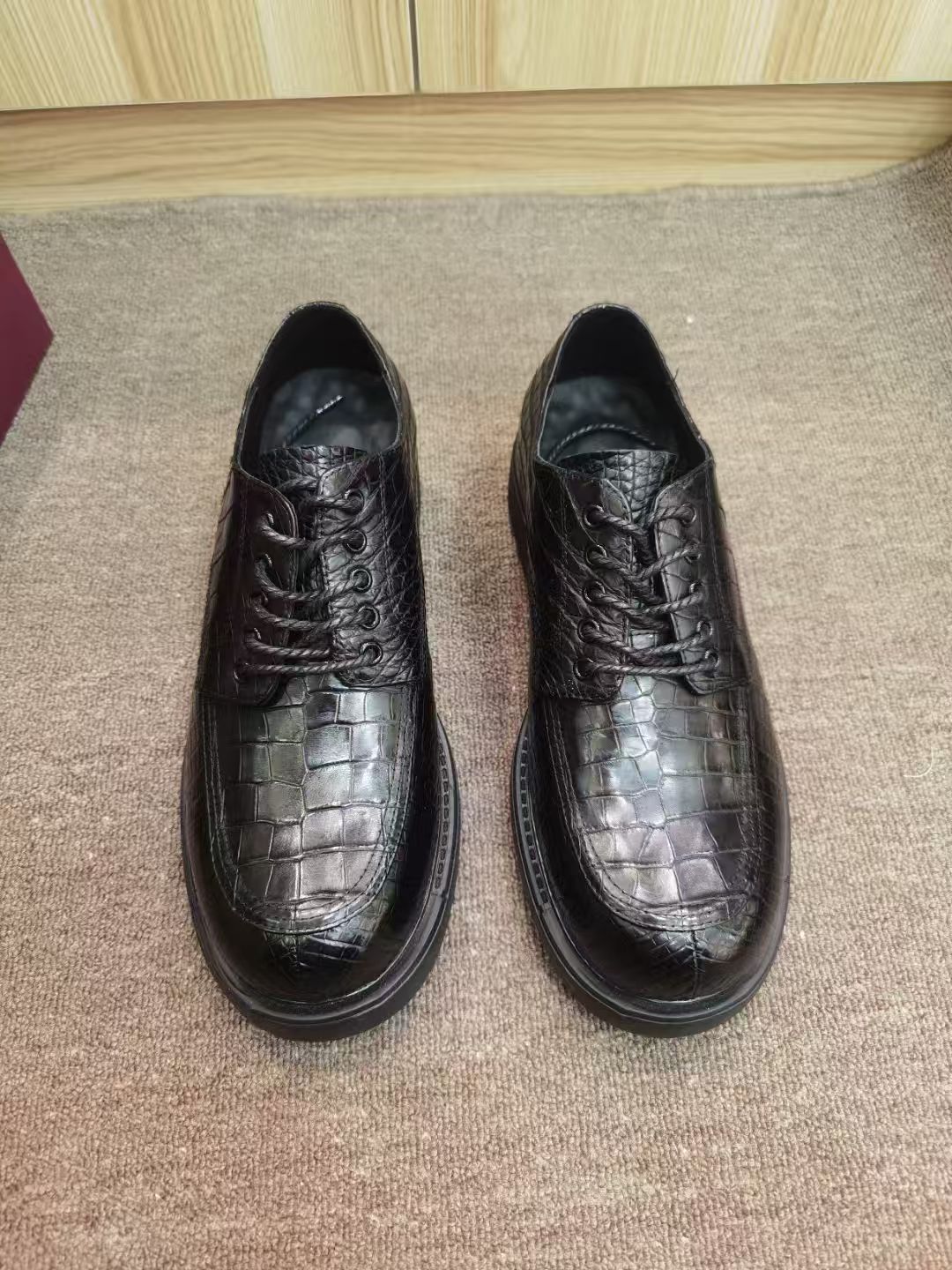 Luxury Crocodile Skin Men's Sn - đánh giá và giá Men Shoes Official