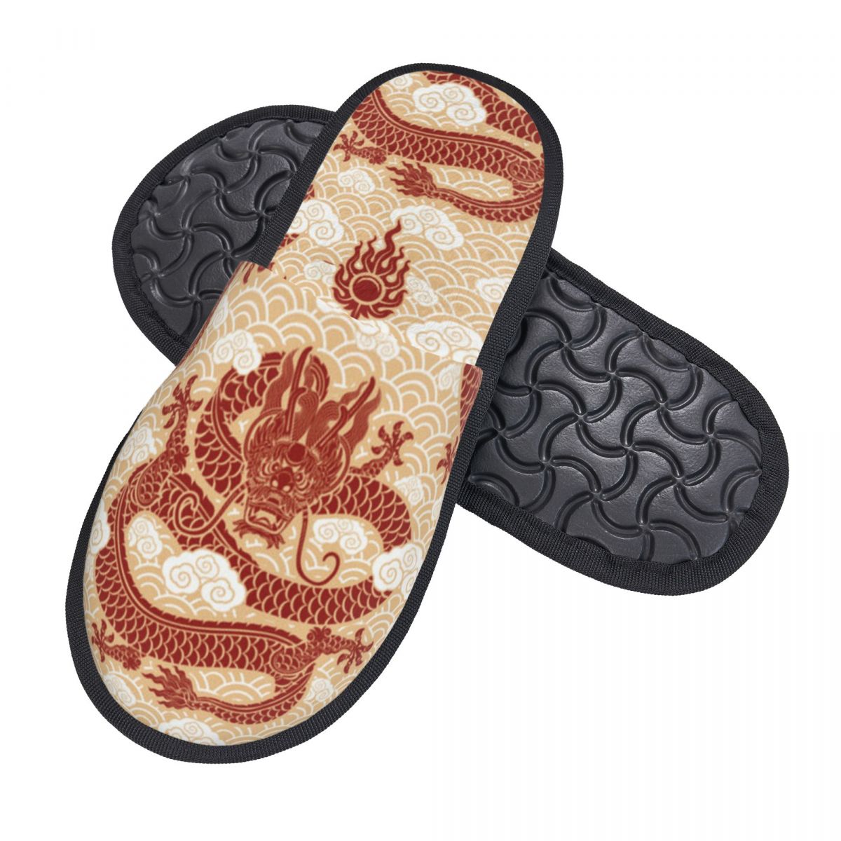 Dragon Illustration Slipper Fo - đánh giá và giá Men Shoes Illustration