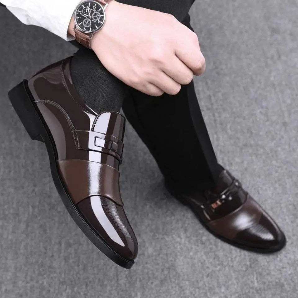 New men's formal leather Shoes - đánh giá và giá Men Shoes Official