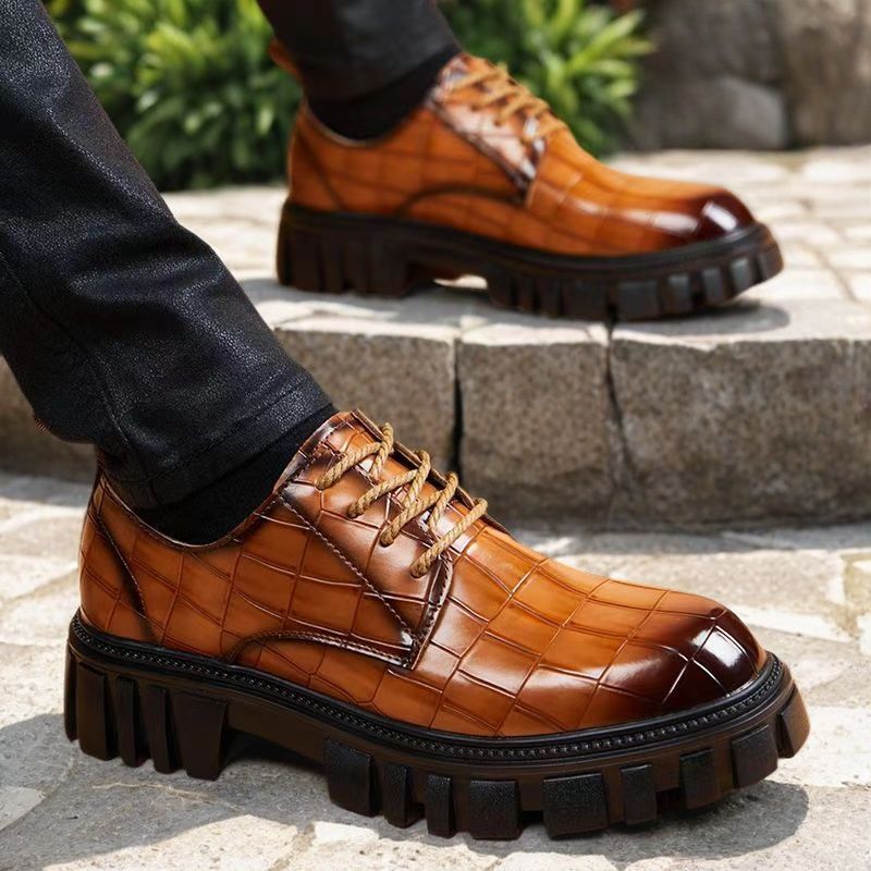 Men's Leather Shoes Fad Busine - đánh giá và giá Men Shoes Official