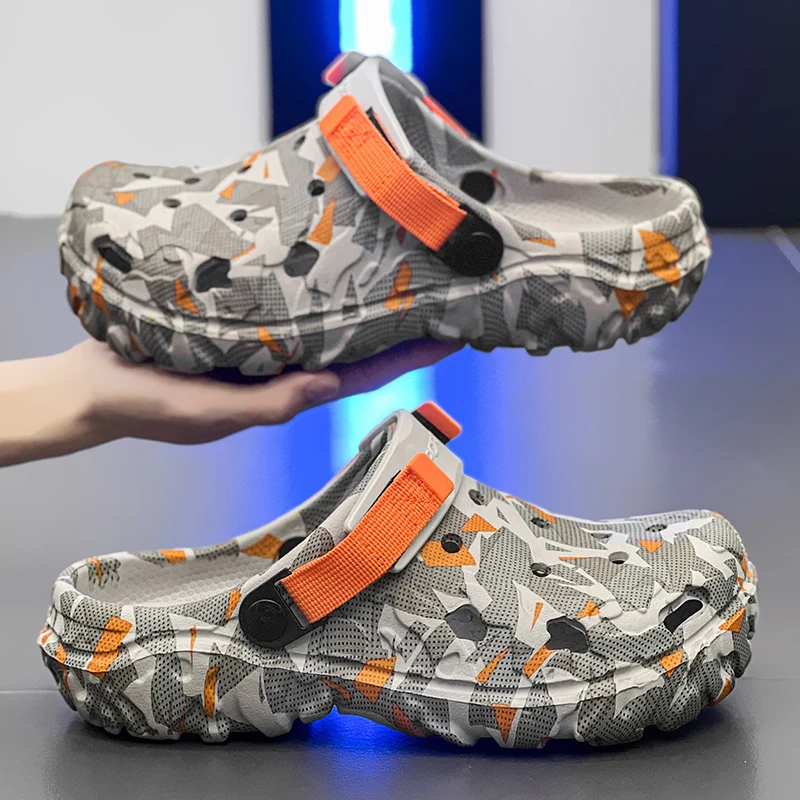 New Men's Clogs Slippers Sanda - đánh giá và giá Men Shoes Marks