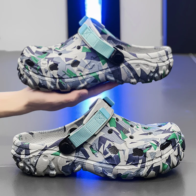 New Men's Clogs Slippers Sanda - đánh giá và giá Men Shoes Marks