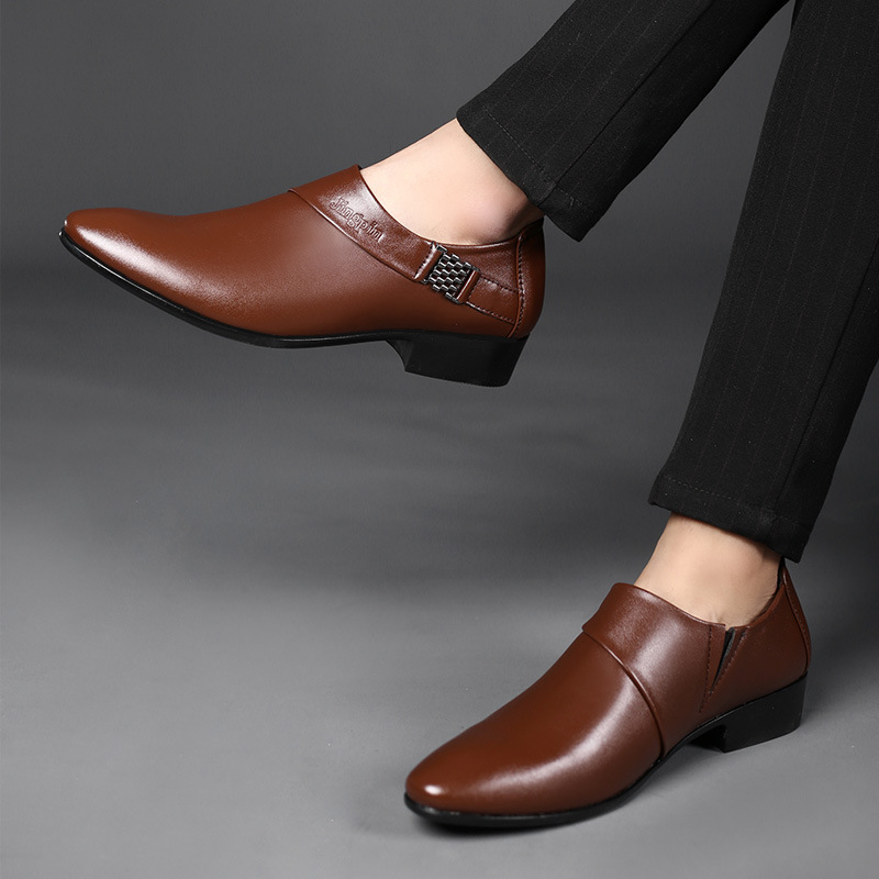 Men PU Leather Shoes Formal Dr - đánh giá và giá Men Shoes Official