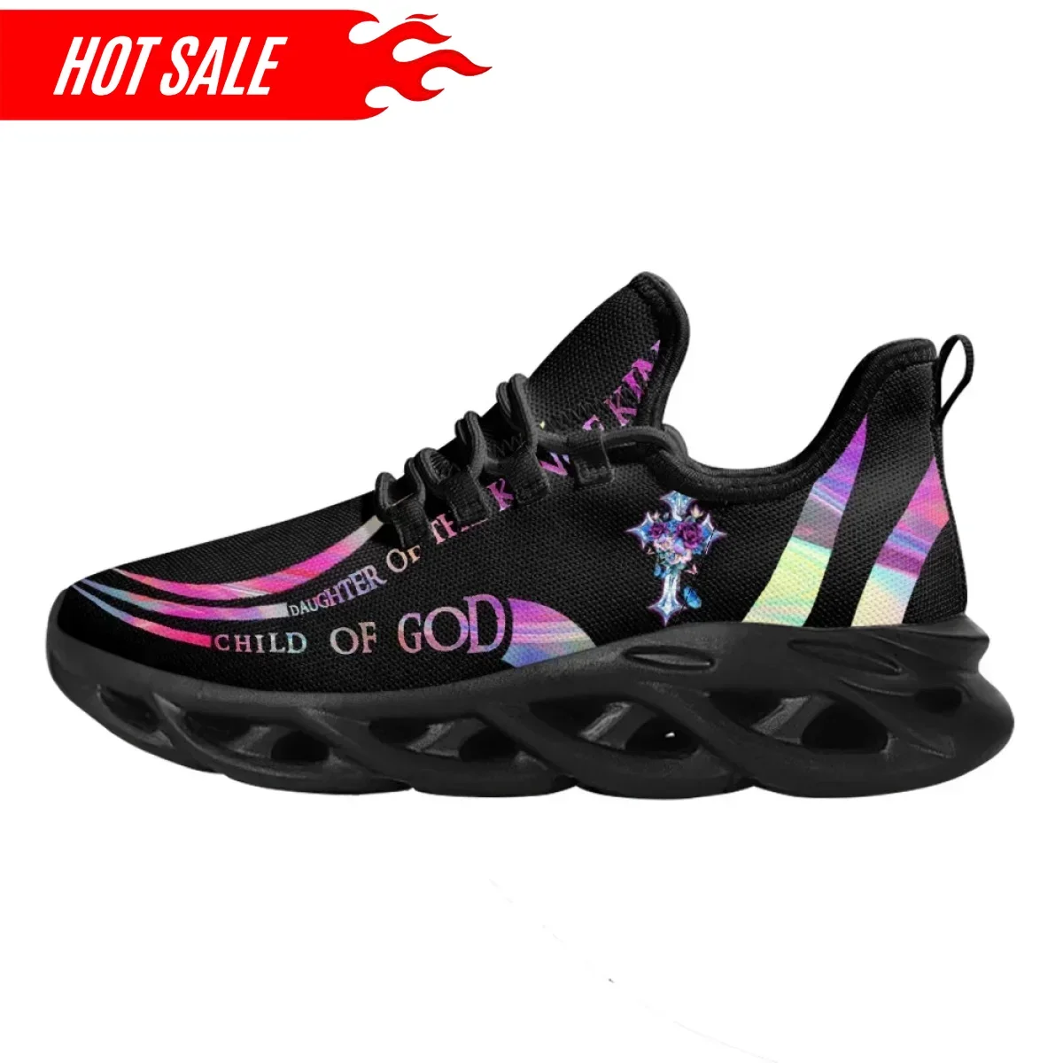 Hot Cross Christian God Print  - đánh giá và giá Men'S Training Shoes