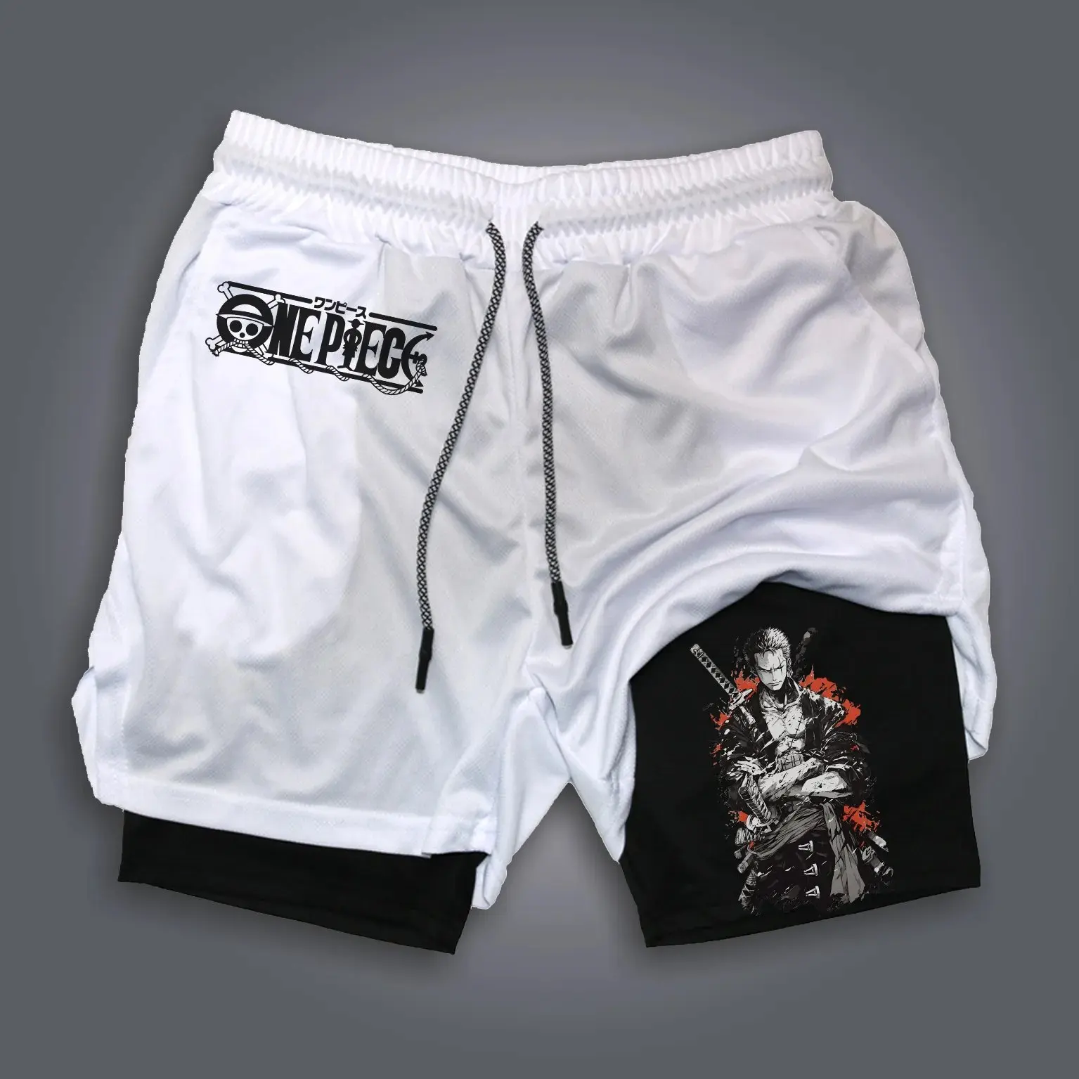 One Piece Anime Mens Gym Short - đánh giá và giá Men'S Shoes Good For Running