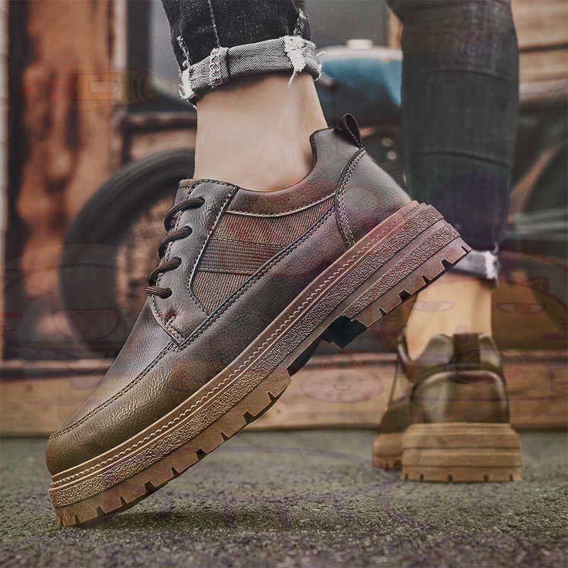 Dark Natural Leather Fashion T - đánh giá và giá Men Shoes On Clearance