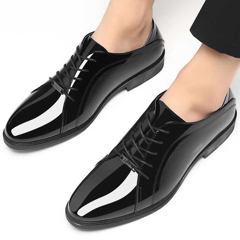Bright Upper Black Social Shoe - đánh giá và giá Men Shoes On Clearance