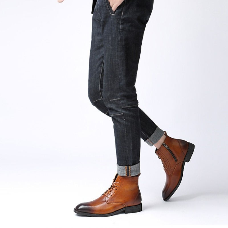 Men Boots British Style Busine - đánh giá và giá Men'S Shoes Business Casual