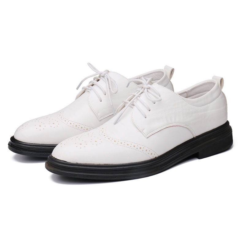 Solid Color Black Spring Autum - đánh giá và giá Men Shoes Clearance
