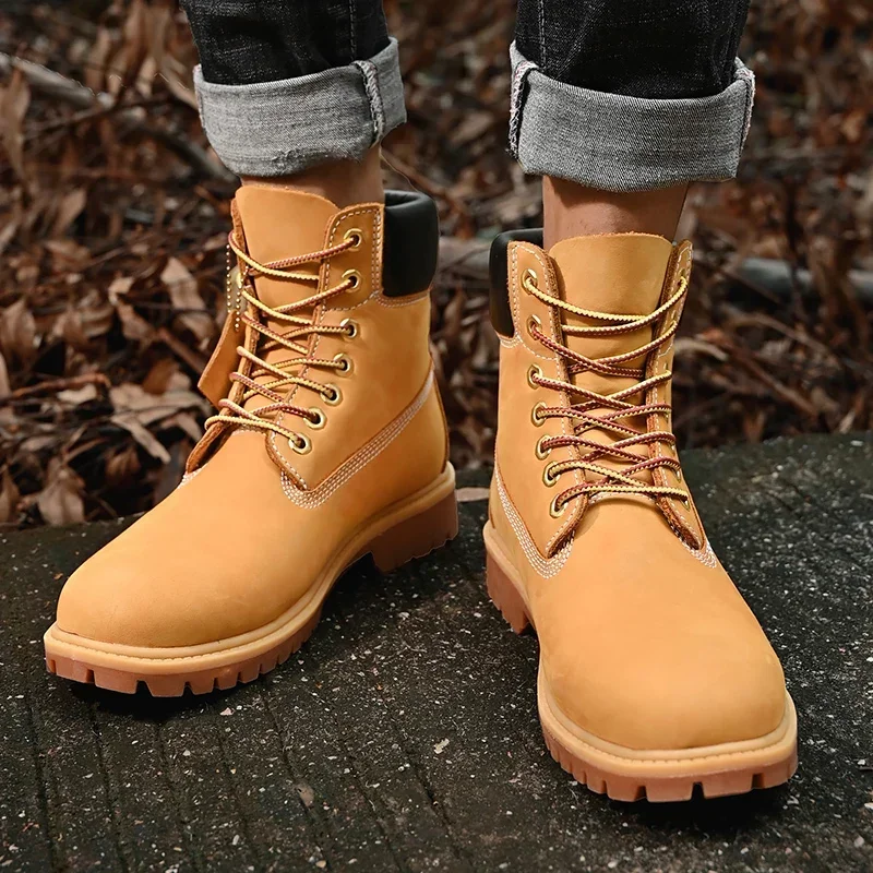 Boots Men High Top Boots High  - đánh giá và giá Men Shoes Marks