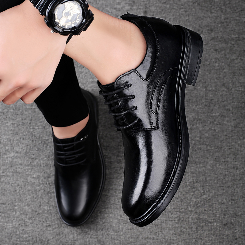Leather Casual Elevator Shoes  - đánh giá và giá Men Shoes Marks